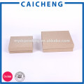 Caja de papel de cartón cuadrado con recubrimiento impreso a medida